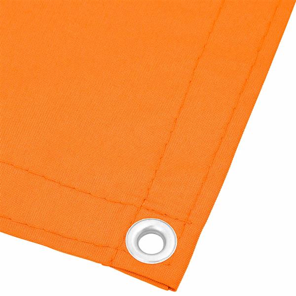 Grote foto vidaxl balkonscherm oranje 120x700 cm 100 polyester oxford tuin en terras overige tuin en terras