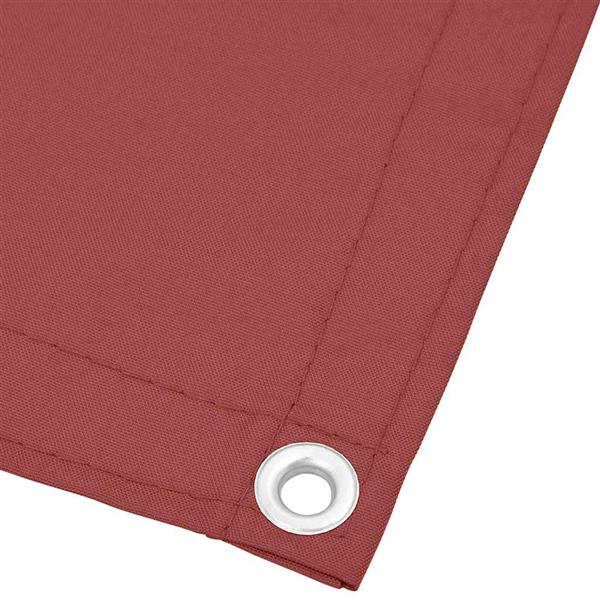 Grote foto vidaxl balkonscherm terracotta 90x1000 cm 100 polyester oxford tuin en terras overige tuin en terras