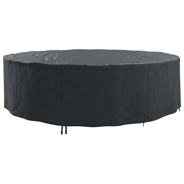 Grote foto vidaxl hoes voor tuinmeubelen zwart 320 x 320 x 105 cm 420d stof tuin en terras tuinmeubelen