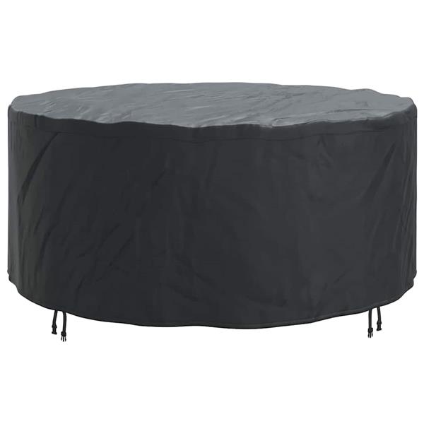 Grote foto vidaxl hoes voor tuinmeubelen zwart 200 x 200 x 71 cm 420d stof tuin en terras tuinmeubelen