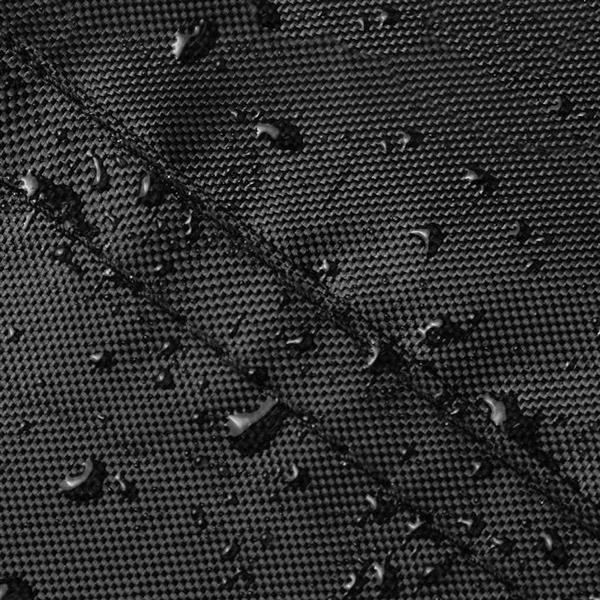Grote foto vidaxl hoes voor tuinmeubelen zwart 200 x 200 x 71 cm 420d stof tuin en terras tuinmeubelen