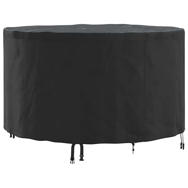 Grote foto vidaxl hoes voor tuinmeubelen zwart 102 x 102 x 71 cm 420d stof tuin en terras tuinmeubelen