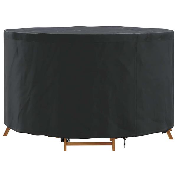 Grote foto vidaxl hoes voor tuinmeubelen zwart 102 x 102 x 71 cm 420d stof tuin en terras tuinmeubelen