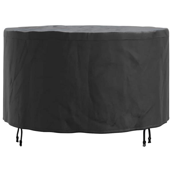 Grote foto vidaxl hoes voor tuinmeubelen zwart 102 x 102 x 71 cm 420d stof tuin en terras tuinmeubelen