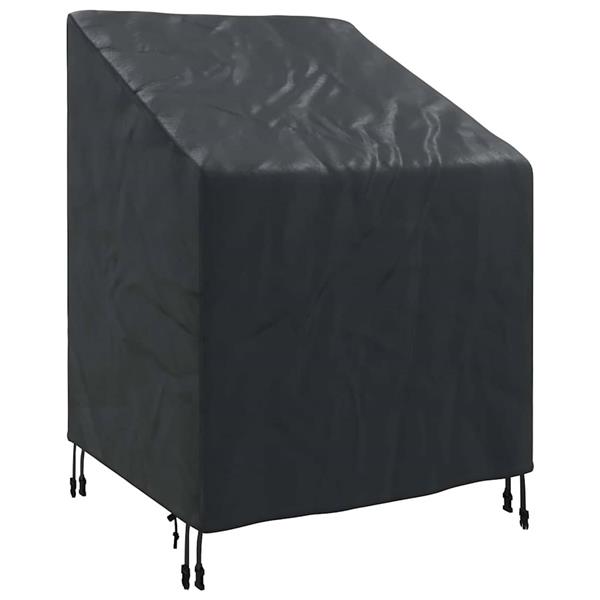 Grote foto vidaxl tuinstoelhoes zwart 75 x 78 x 65 100 cm 420d stof tuin en terras tuinmeubelen