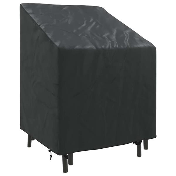 Grote foto vidaxl tuinstoelhoes zwart 75 x 78 x 65 100 cm 420d stof tuin en terras tuinmeubelen