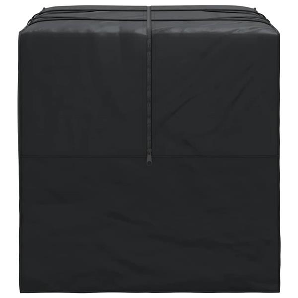 Grote foto vidaxl buitent opslagtas zwart 80 x 80 x 60 cm 600d stof tuin en terras tuinmeubelen