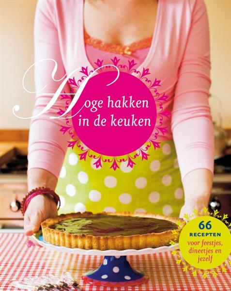 Grote foto hoge hakken in de keuken boeken kookboeken