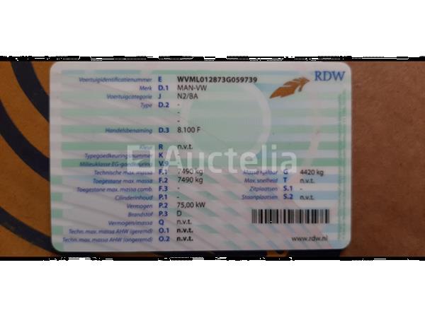 Grote foto voertuig man 690 1990 542.765 km vin wvml012873g059739 doe het zelf en verbouw overige doe het zelf en verbouw