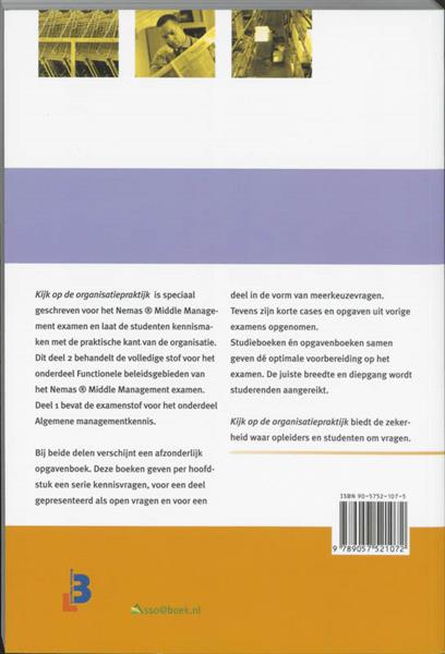 Grote foto kijk op de organisatiepraktijk theorieboek 2 boeken overige boeken