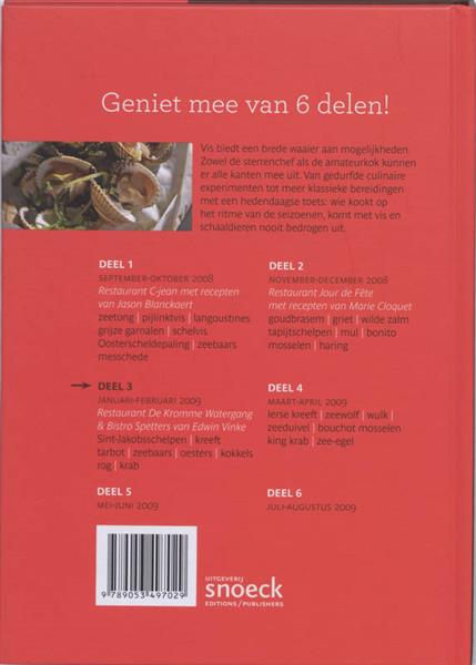 Grote foto de vis boeken kookboeken