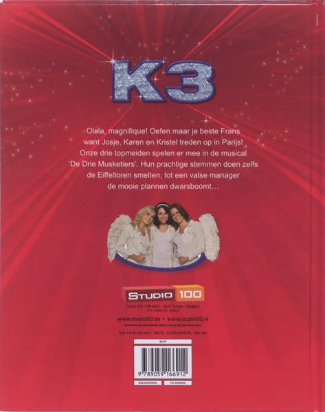 Grote foto de k3 musketiers k3 0 boeken jeugd 13 jaar en ouder