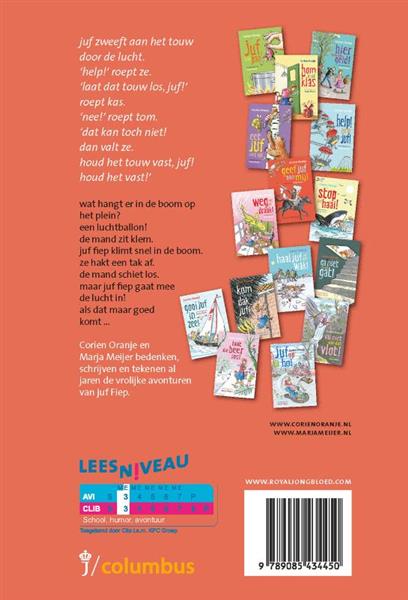 Grote foto vlieg niet weg juf juf fiep 16 boeken jeugd 13 jaar en ouder