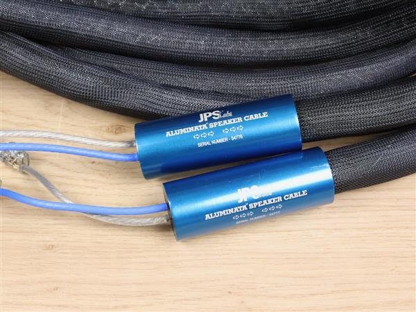 Grote foto jps labs aluminata reference highend audio speaker cables 5 5 metre audio tv en foto onderdelen en accessoires