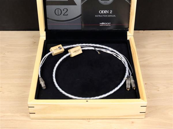 Grote foto nordost odin 2 supreme reference phono tonearm interconnect din rca 1 25 metre audio tv en foto onderdelen en accessoires