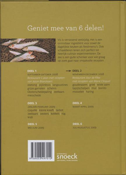 Grote foto de vis boeken kookboeken