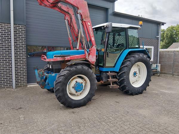 Grote foto ford 8340 met voorlader agrarisch tractoren