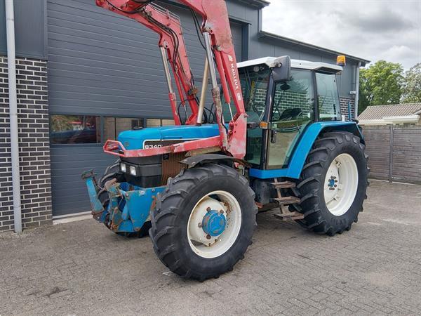 Grote foto ford 8340 met voorlader agrarisch tractoren
