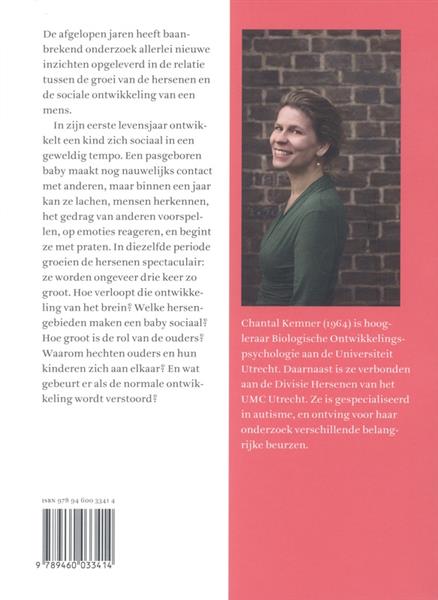 Grote foto het sociale leven van baby en de spectaculaire groei van de hersenen in het eerste levensjaar boeken psychologie