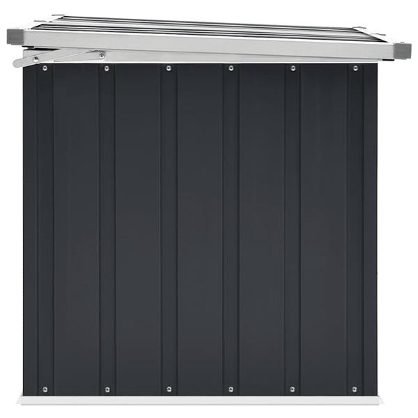 Grote foto vidaxl tuinbox 129x67x65 cm antraciet tuin en terras overige tuin en terras