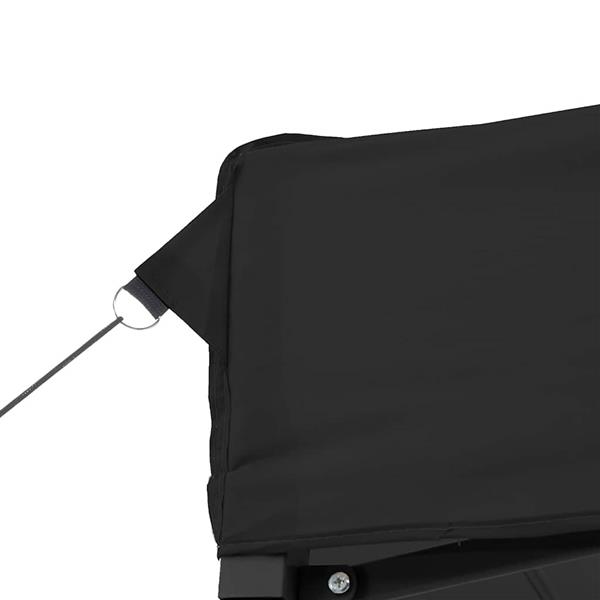 Grote foto vidaxl partytent inklapbaar pop up met 4 zijwanden zwart tuin en terras overige tuin en terras