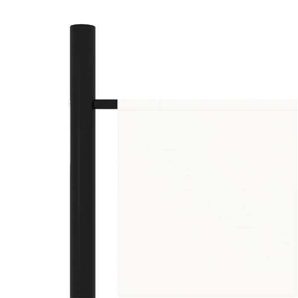 Grote foto vidaxl kamerscherm met 6 panelen 300x180 cm wit huis en inrichting overige huis en inrichting