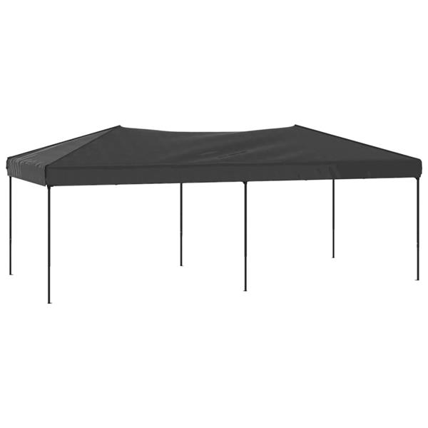 Grote foto vidaxl partytent inklapbaar 3x6 m antracietkleurig tuin en terras overige tuin en terras