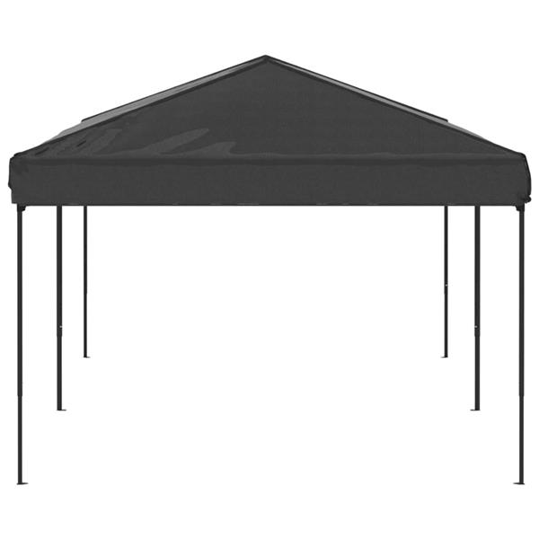 Grote foto vidaxl partytent inklapbaar 3x6 m antracietkleurig tuin en terras overige tuin en terras