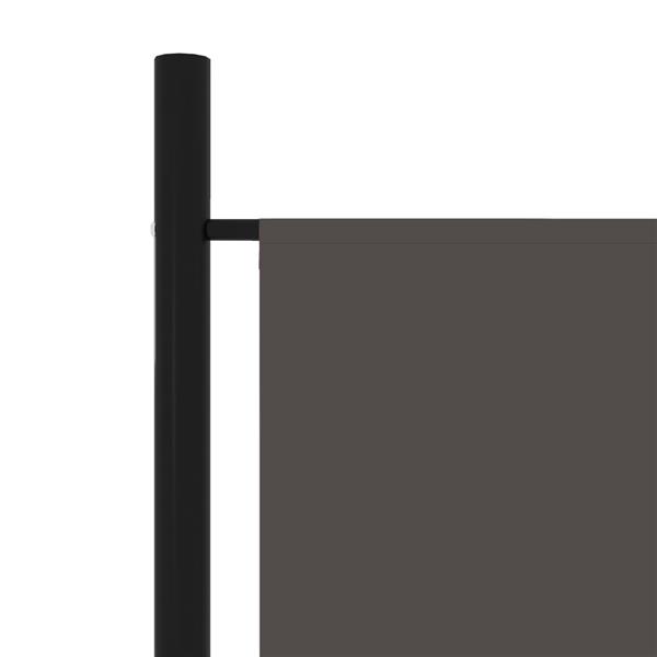 Grote foto vidaxl kamerscherm met 6 panelen 300x180 cm antraciet huis en inrichting overige huis en inrichting