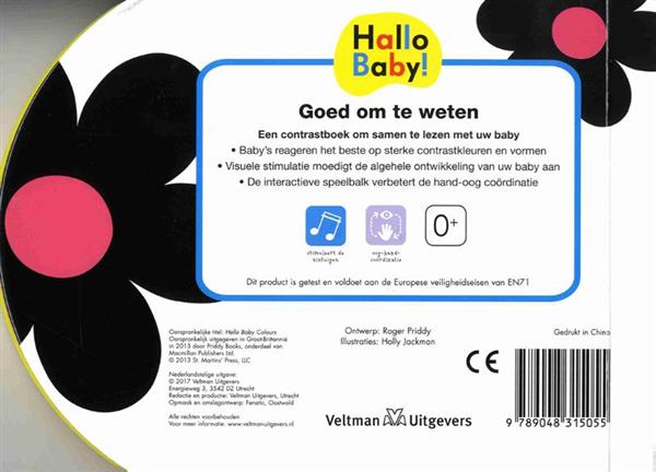 Grote foto kleuren hallo baby boeken jeugd 13 jaar en ouder