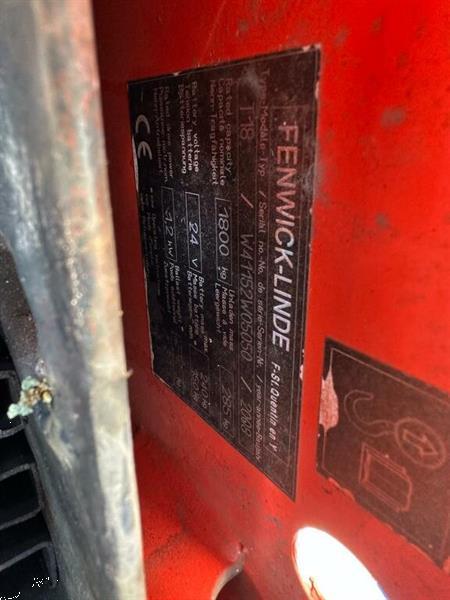 Grote foto vs 22328 elektrische palletwagen linde t18 bj2008 doe het zelf en verbouw hefwerktuigen