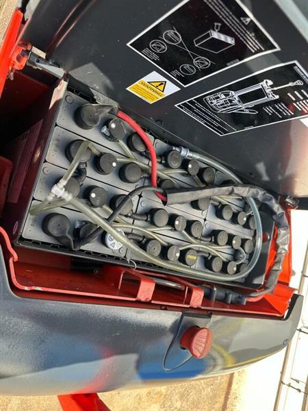 Grote foto vs 22342 elektrische stapelaar linde l16 initiele lift 3.744mm lange lepels doe het zelf en verbouw hefwerktuigen