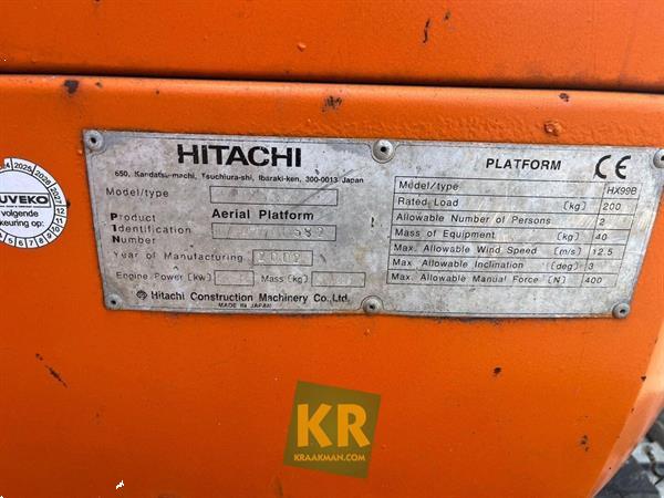 Grote foto hitachi hx 99b hoogwerker 45734 agrarisch algemeen