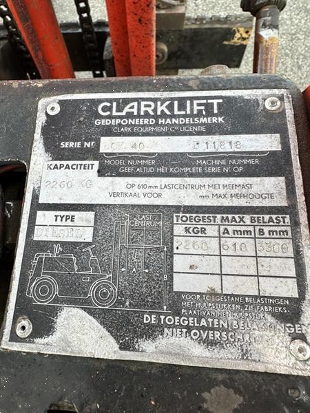 Grote foto clark agrarisch heftrucks