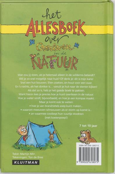 Grote foto het allesboek over overleven in de natuur het allesboek over boeken overige boeken