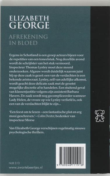 Grote foto afrekening in bloed inspecteur lynley mysterie 2 boeken overige boeken
