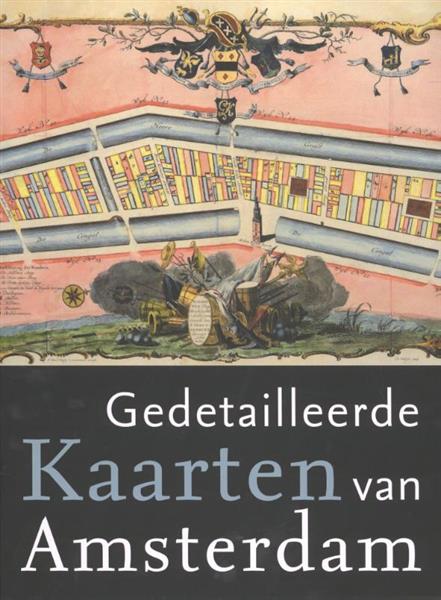 Grote foto gedetailleerde kaarten van amsterdam boeken geschiedenis wereld