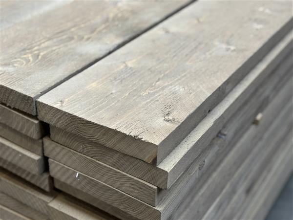 Grote foto 28x195 mm grey wash steigerdelen 500 cm doe het zelf en verbouw hout en planken