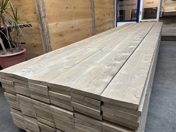 Grote foto 28x195 mm grey wash steigerdelen 500 cm doe het zelf en verbouw hout en planken