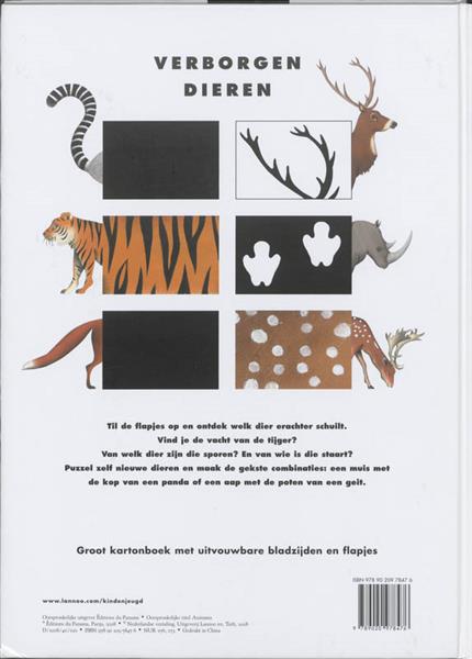 Grote foto verborgen dieren boeken jeugd 13 jaar en ouder