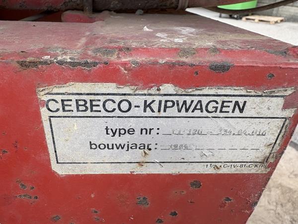 Grote foto cebeco kipper kiepwagen agrarisch aanhangwagens