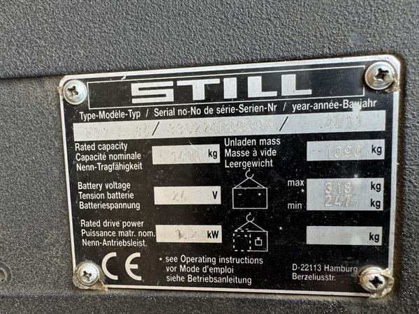 Grote foto vs 22355 elektrische triplex stapelaar still egvs14 4.940mm doe het zelf en verbouw hefwerktuigen