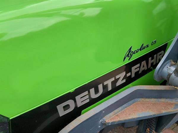 Grote foto deutz fahr agrolux 65 met voorlader agrarisch tractoren