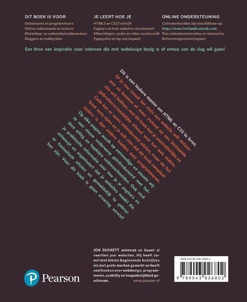 Grote foto html en css websites ontwerpen en bouwen boeken informatica computer