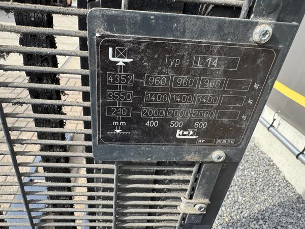 Grote foto vs 22345 elektrische triplex stapelaar linde l14 initi le lift accu2020 doe het zelf en verbouw hefwerktuigen
