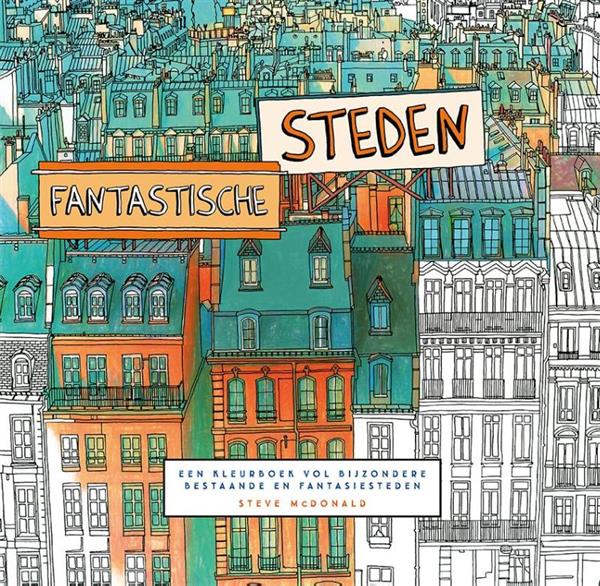 Grote foto fantastische steden boeken hobby en vrije tijd