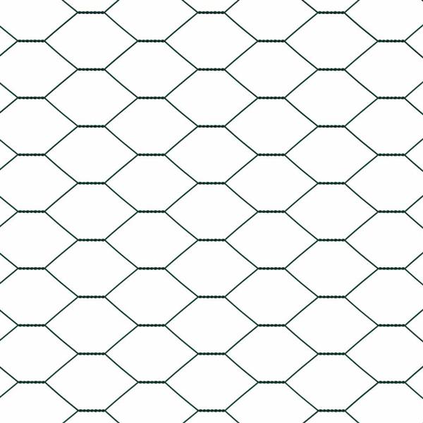 Grote foto vidaxl hexagon hek groen 0.8 x 100 m staal tuin en terras hekken en schuttingen