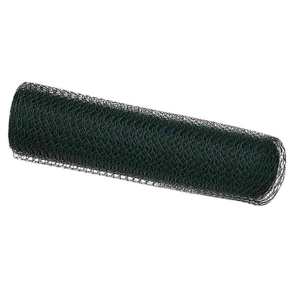 Grote foto vidaxl hexagon hek groen 0.8 x 100 m staal tuin en terras hekken en schuttingen