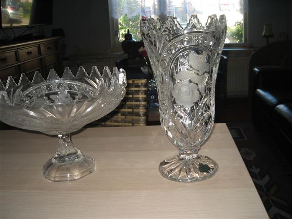 Grote foto kristal antiek en kunst glas en kristal
