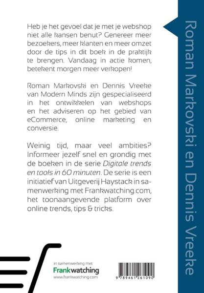 Grote foto meer verkopen met je webshop in 60 minuten digitale trends en tools in 60 minuten 13 boeken overige boeken